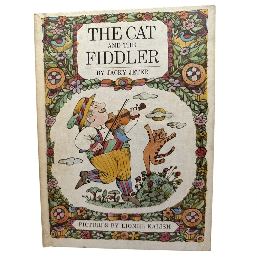 Jacky Jeter The Cat And The Fiddler 1968‎ Hardcover VTG Illustrated
